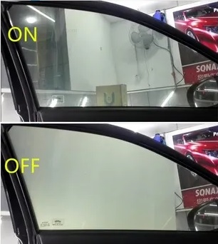 京东方做了个智能车窗 可触摸控制调节透明度