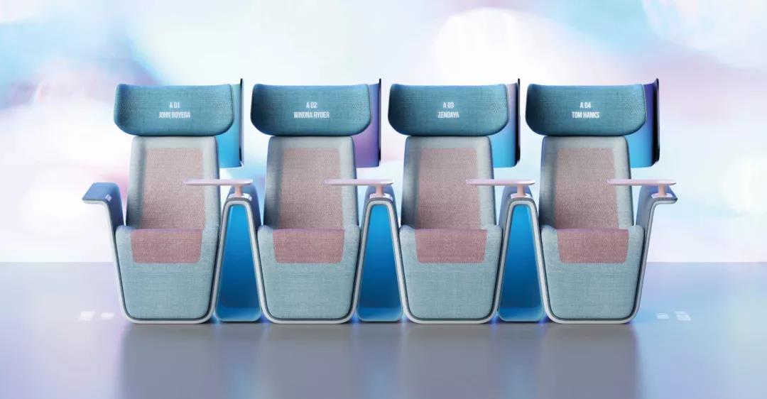 创新性电影院座椅设计 抗菌隔离效果好还自带紫外线消毒